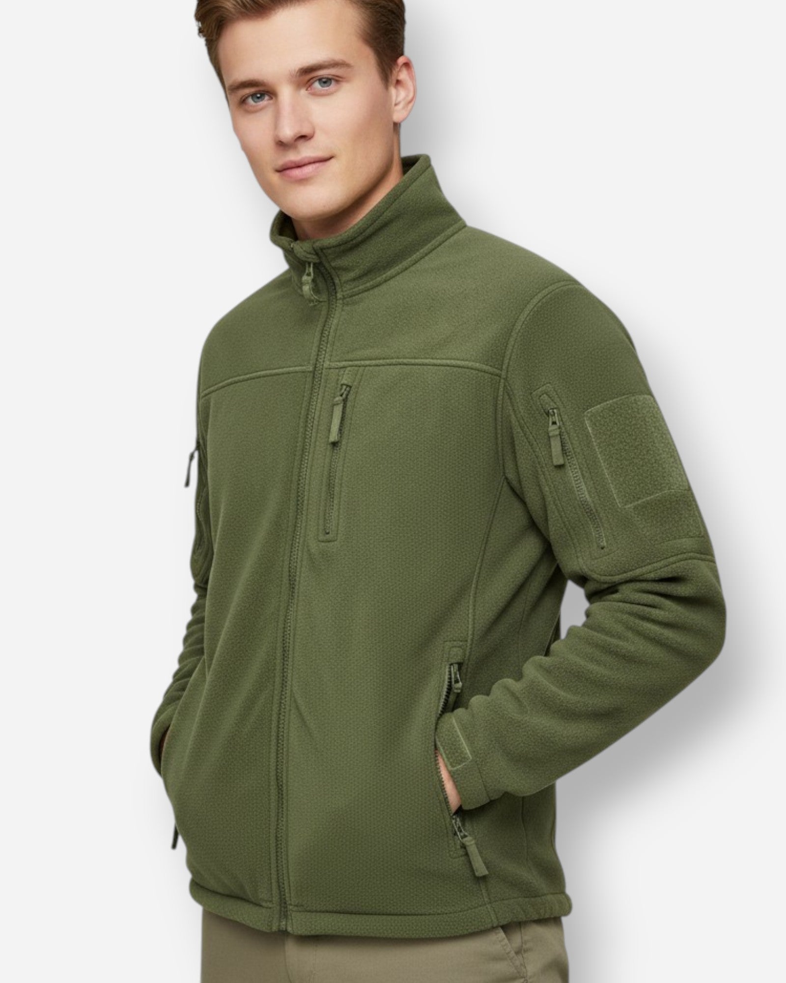 Fleecejacke für Herren mit praktischen Taschen