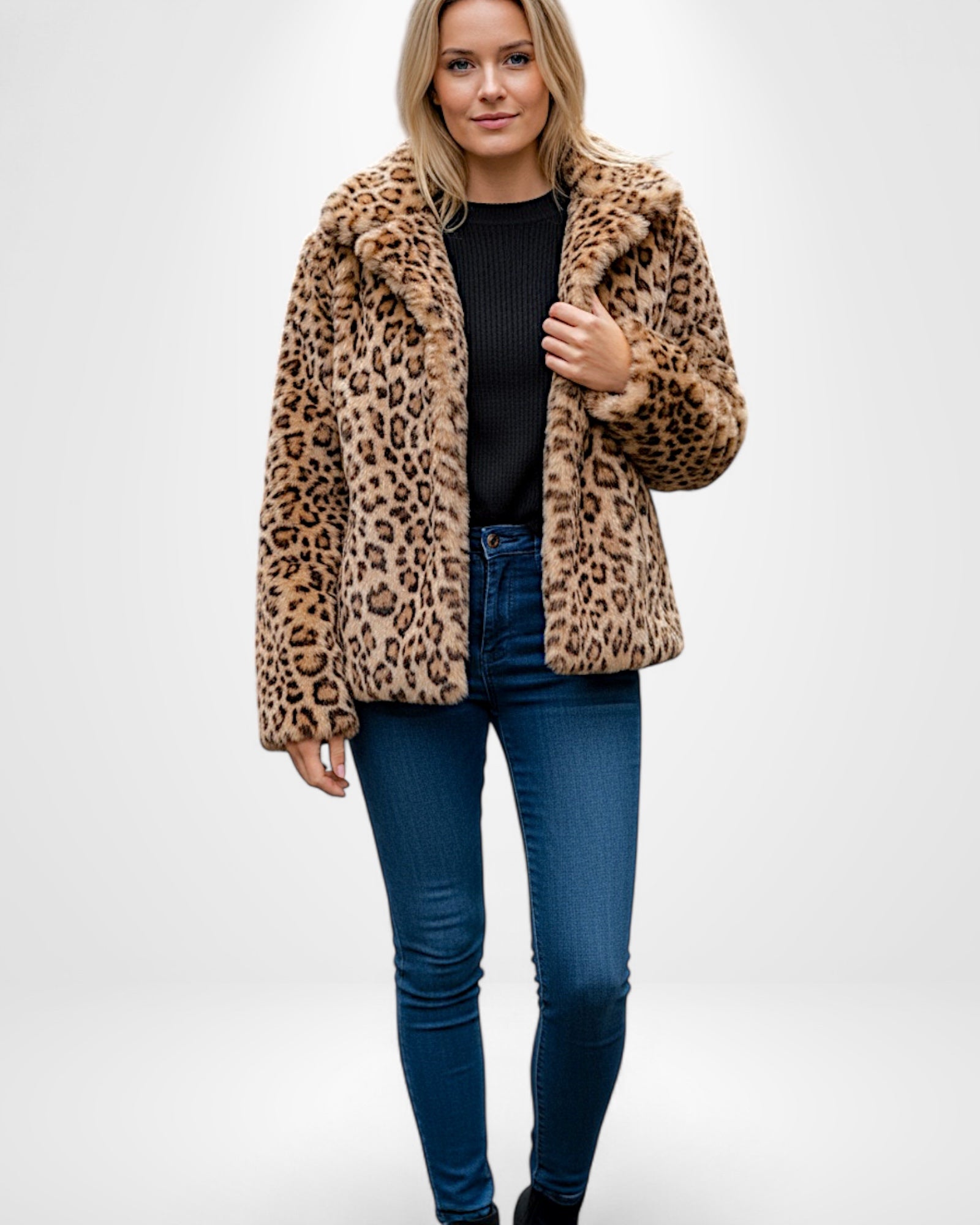 Leoparden Winterjacke für Damen