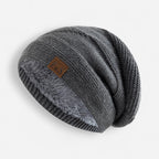 Gefütterte Jersey Mütze im Beanie-Stil