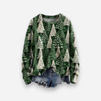 Weihnachtspullover für Damen mit festlichem Design