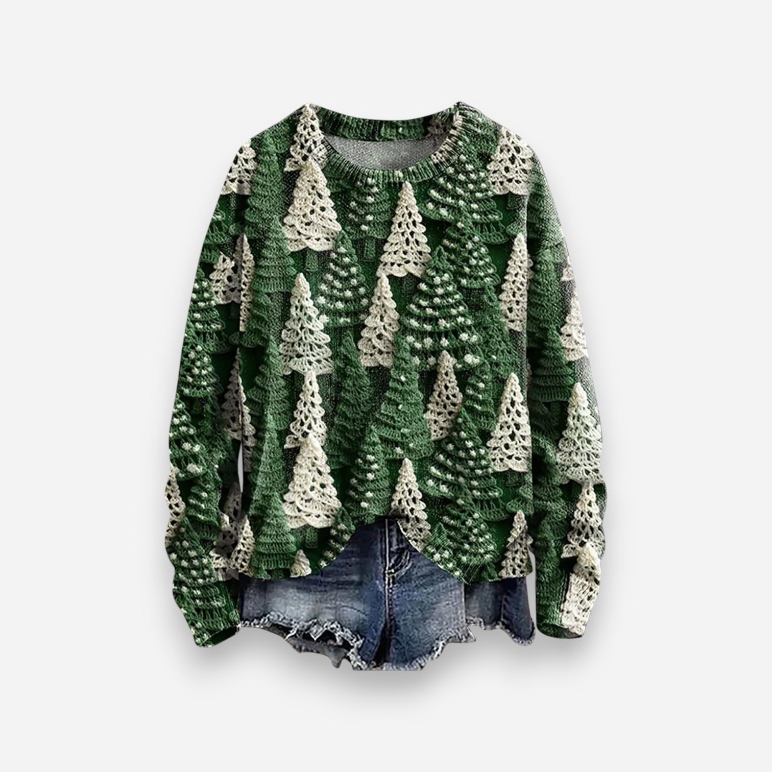 Weihnachtspullover für Damen mit festlichem Design