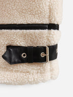 Winter Teddy-Pilotenjacke für Damen