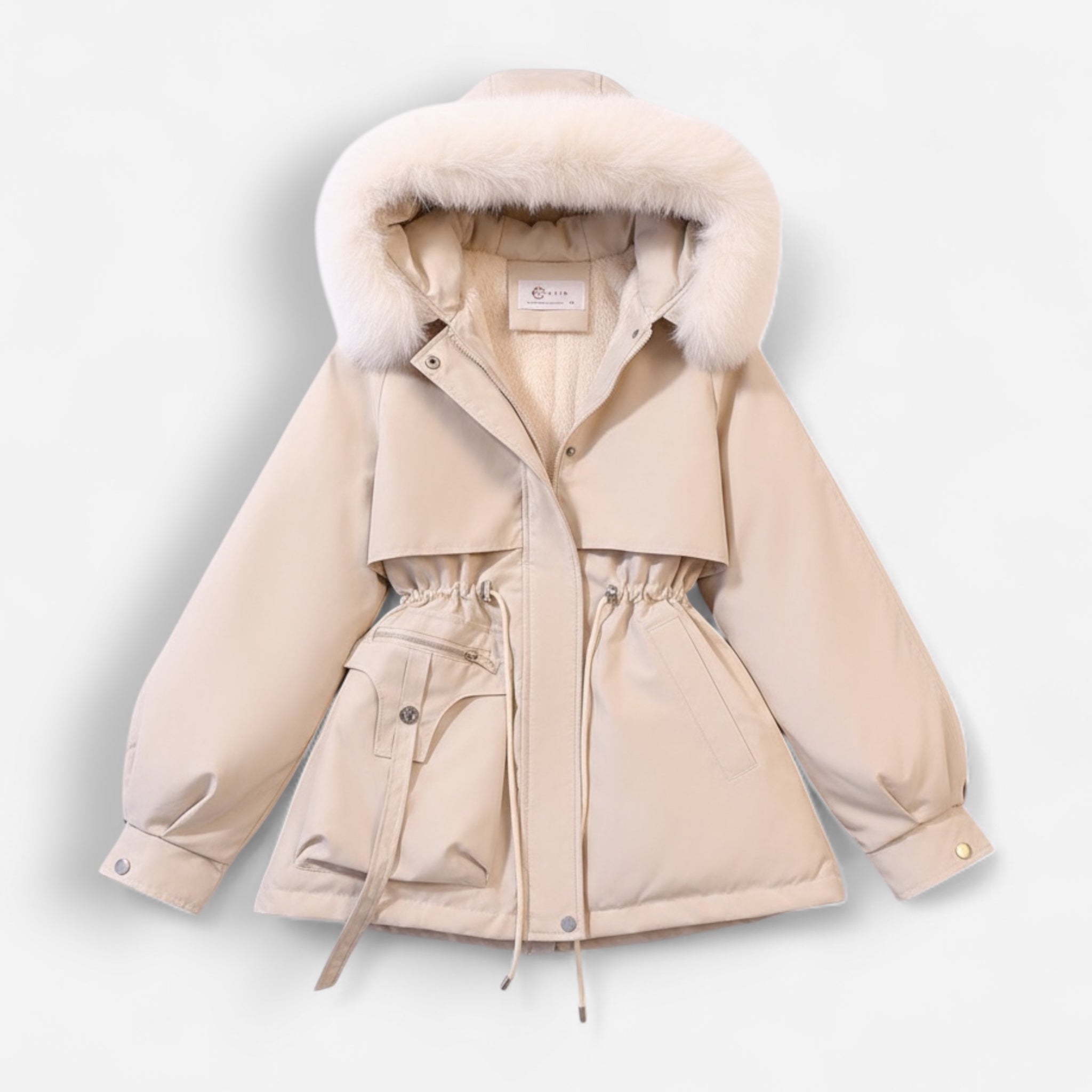 Taillierte Winterjacke für Damen – warm gefüttert und wasserdicht