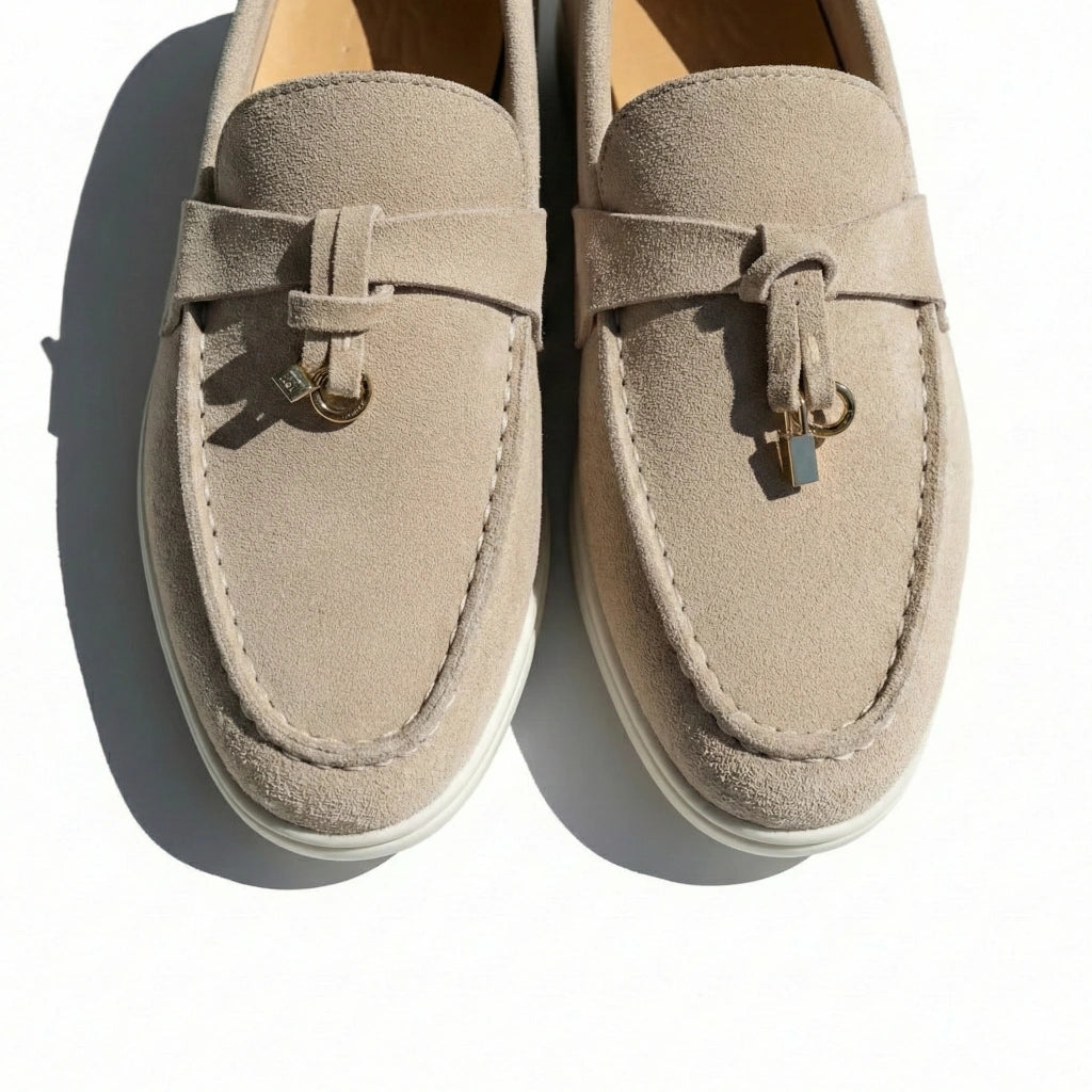 Herren Loafer mit Zierdetail und schmaler Spitze