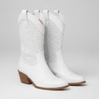 Cowboy-Stiefel mit Reißverschluss für Damen