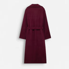 Extra langer Damen Zweireiher-Mantel