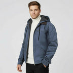 Freizeitjacke für Herren mit Kapuze und Reißverschlus