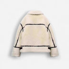 Kurze Winterjacke aus Teddyfell 1