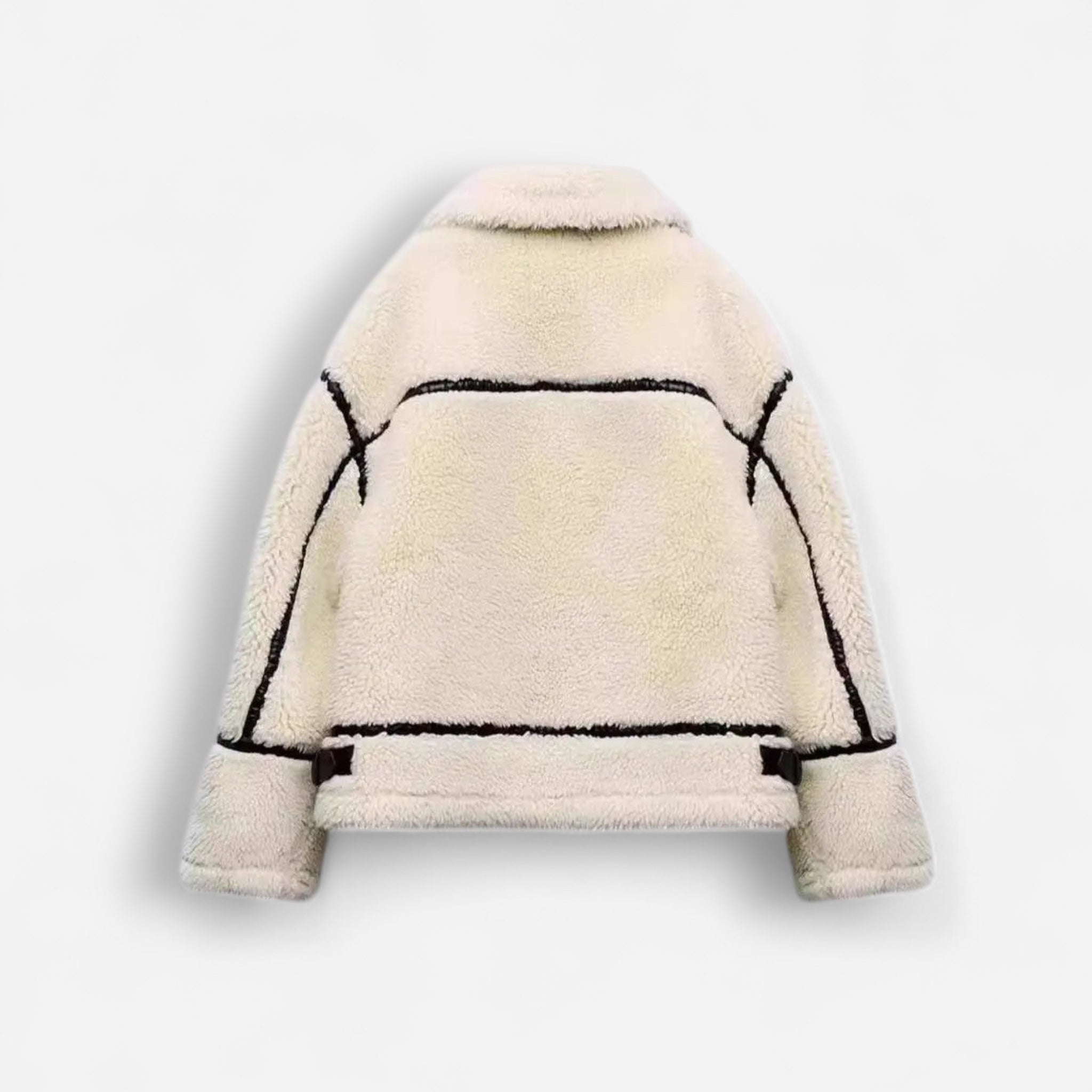 Kurze Winterjacke aus Teddyfell 1