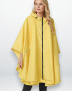 Wasserdichter Leicht-Regenponcho mit Kapuze