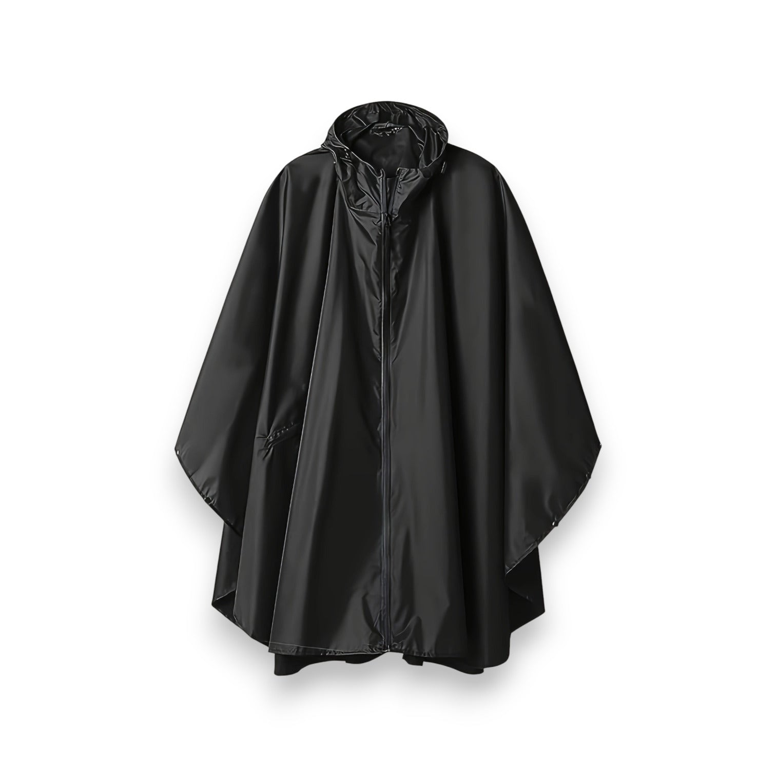 Wasserdichter Leicht-Regenponcho mit Kapuze