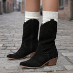 Cowboy-Stiefel mit Reißverschluss für Damen