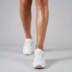 Bequeme Sneaker für Damen mit Keilabsatz und Perforiertem Obermaterial