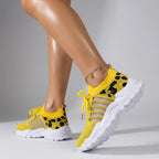 Sneaker mit Animal-Details für Damen in Bequemer Weite