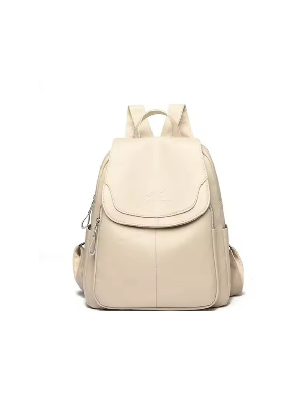 Anti-Diebstahl Rucksack aus PU-Leder mit RFID-Schutz 5