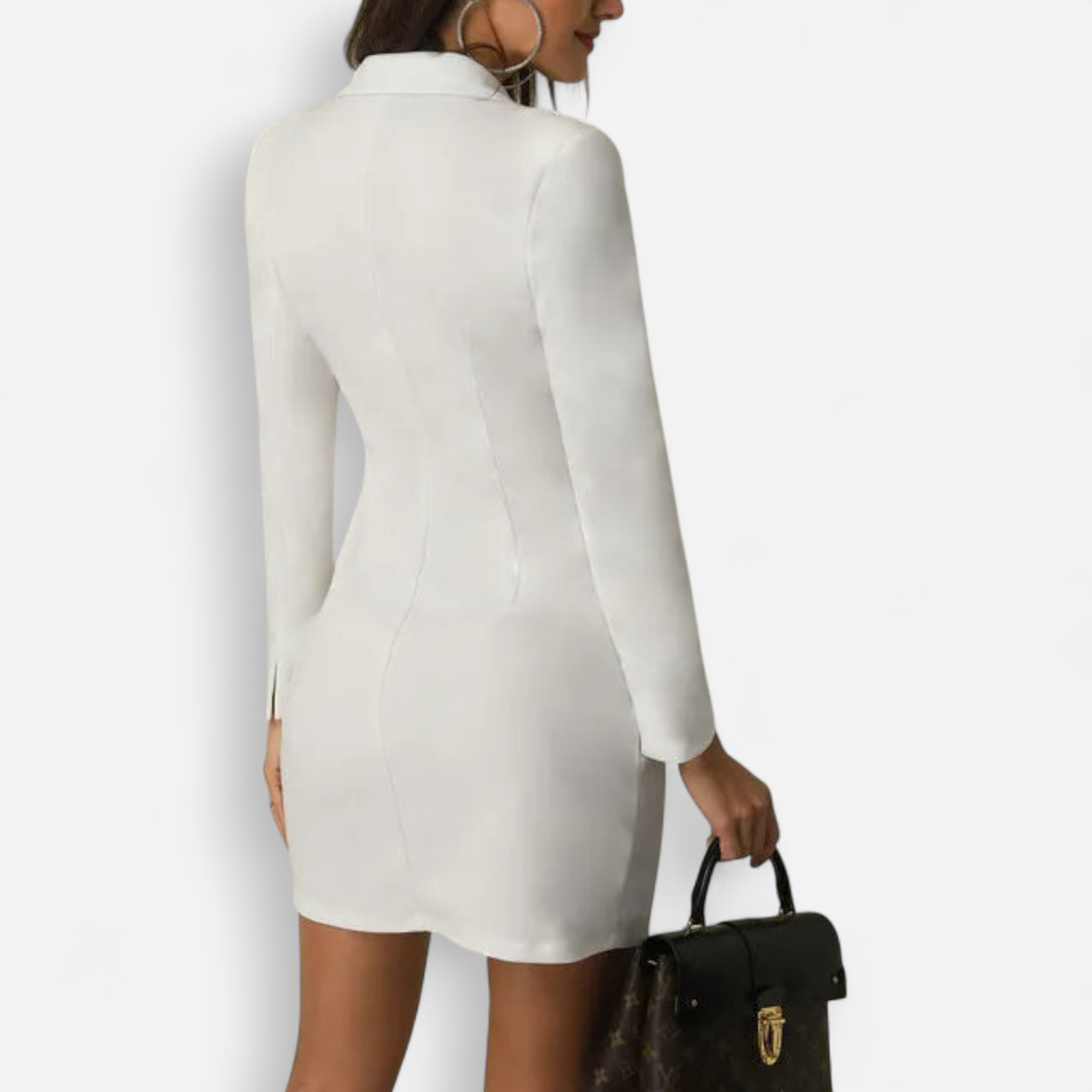 Doppelreiher Blazerkleid mit taillierter Passform