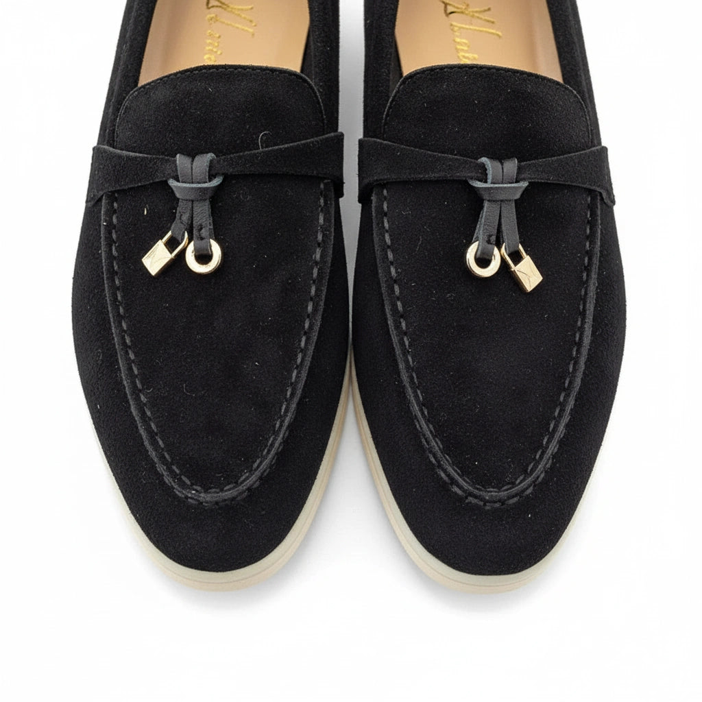 Herren Loafer mit Zierdetail und schmaler Spitze