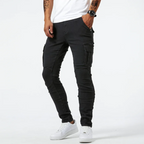 Cargo Slim-Fit Jeans für Herren aus Stretch-Denim