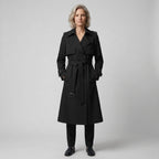 Trenchcoat für Damen im klassischen Stil in taillierter Form mit Gürtel