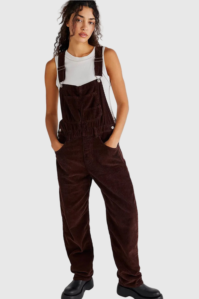 Cord-Overall für Damen | gerader Schnitt