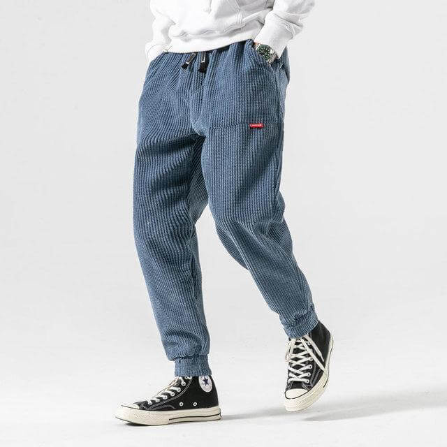 Herren Cordhose mit Kordelzug und elastischem Beinabschluss | Lässig 1