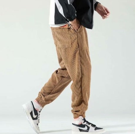 Herren Cordhose mit Kordelzug und elastischem Beinabschluss | Lässig 6