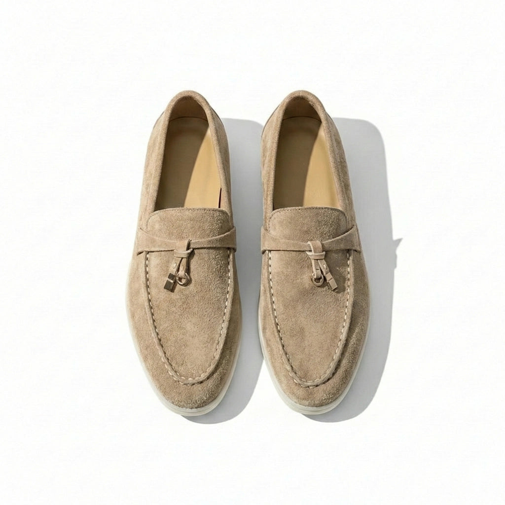 Herren Loafer mit Zierdetail und schmaler Spitze