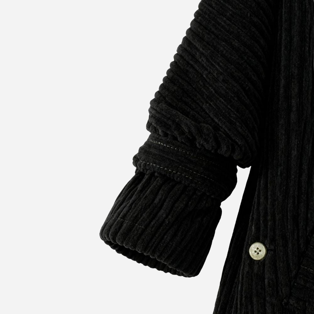 Kapuzenmantel aus Cord 5