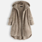 Kapuzenmantel aus Cord 4