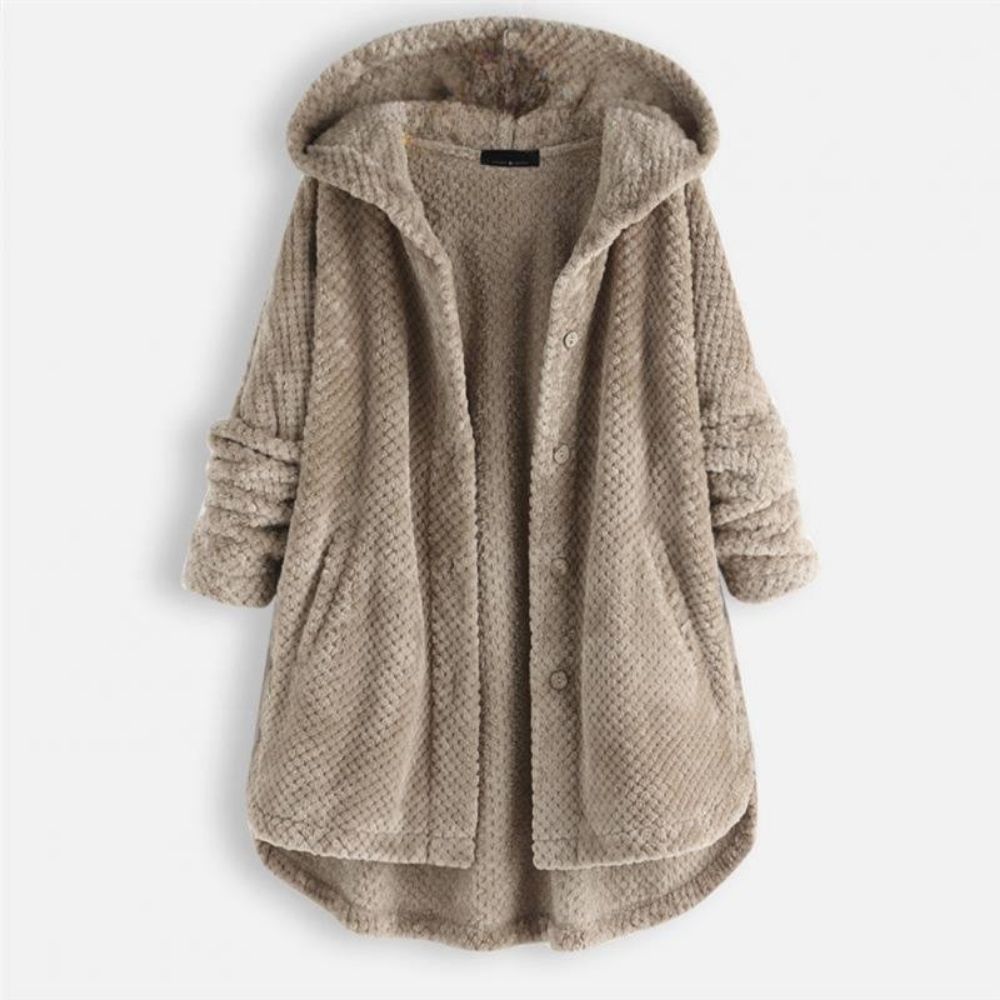 Kapuzenmantel aus Cord 4