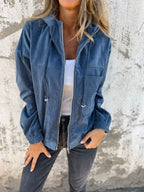 Damen Hoodie mit Reißverschluss und Kapuze | Bequeme Passform bis 5XL 0