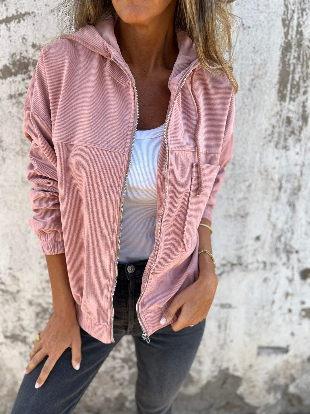 Damen Hoodie mit Reißverschluss und Kapuze | Bequeme Passform bis 5XL 2