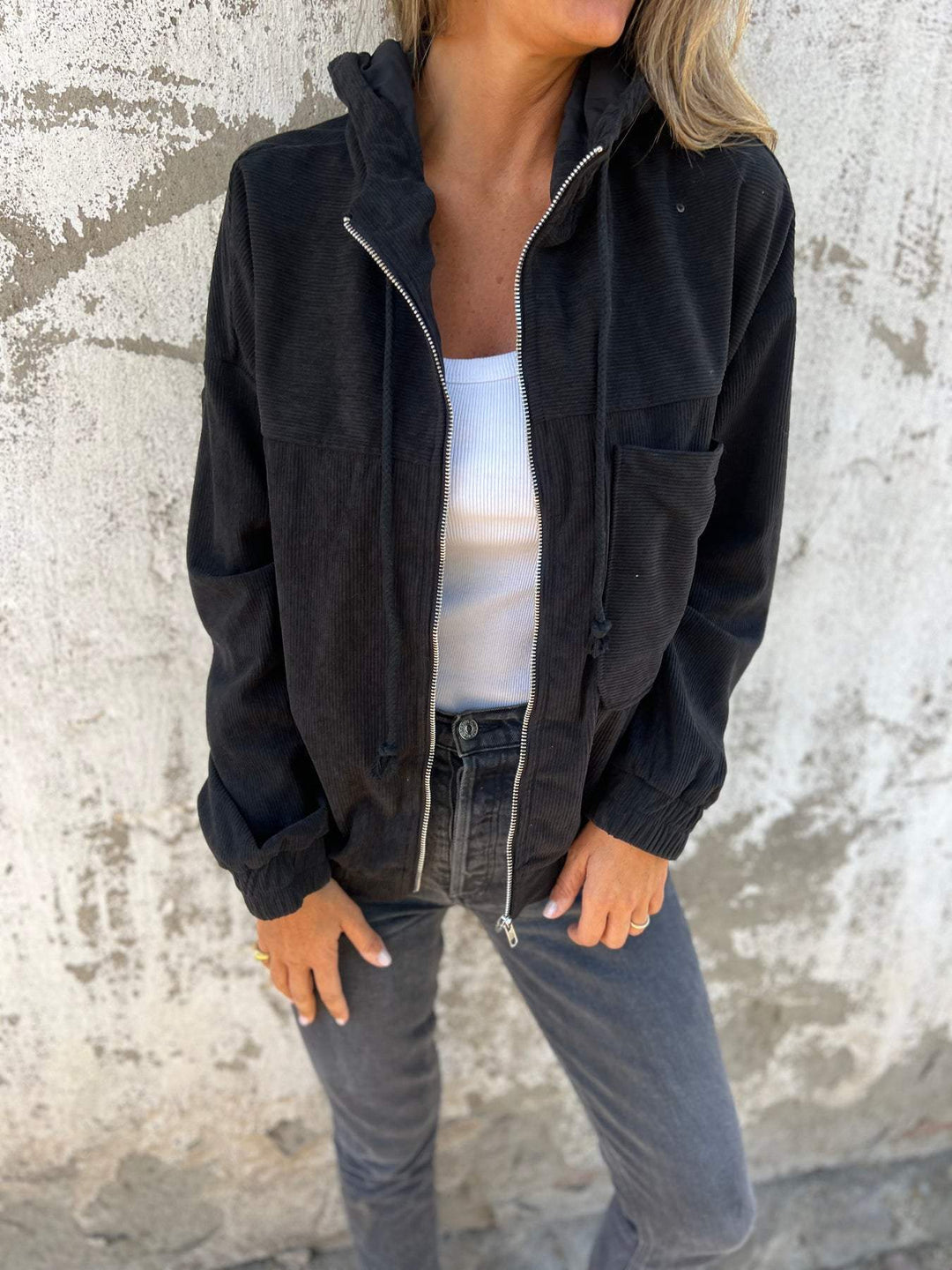 Damen Hoodie mit Reißverschluss und Kapuze | Bequeme Passform bis 5XL 3