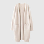 Langer Cashmere Strickjacke Für Frauen | Wärmend