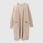 Langer Cashmere Strickjacke Für Frauen | Wärmend