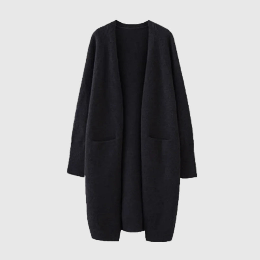 Langer Cashmere Strickjacke Für Frauen | Wärmend