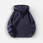 Langarm Fleece Pullover für Damen mit Kurzem Reißverschluss und Kapuze