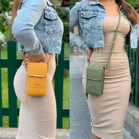 Premium Handytasche für Damen mit Touchscreen-Funktion