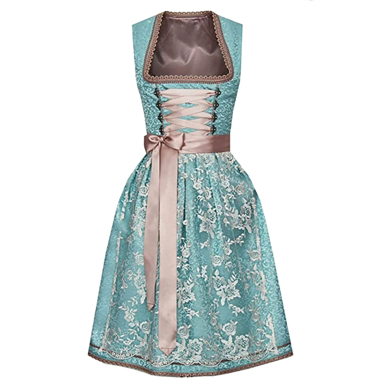 Dirndl mit Schürze für Damen im klassischen Design