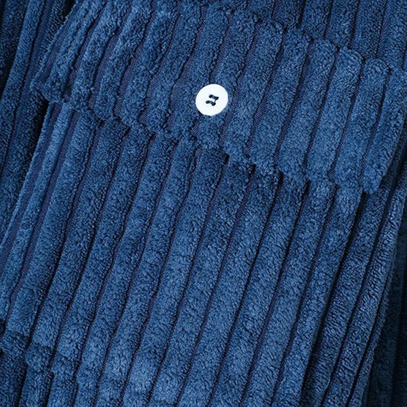 Dunkelblaues Cord Overshirt für Herren | Stilvolles Herbst-Outfit 3