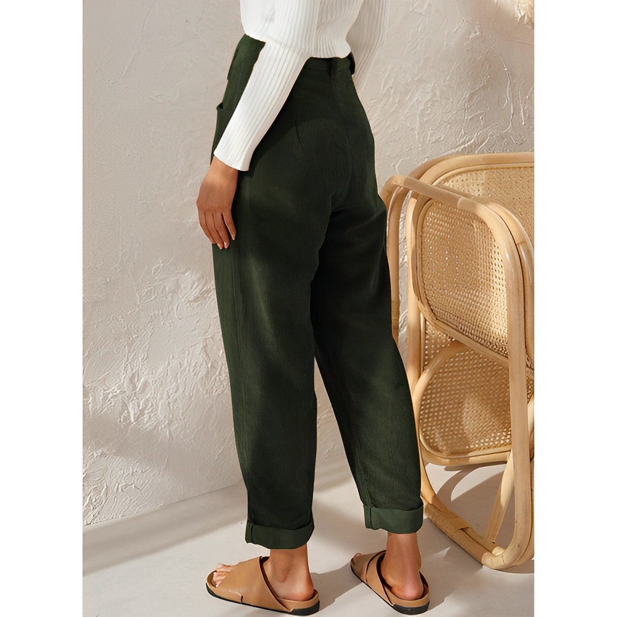 Elegante Cordhose für Damen | Gerade Passform für Alltag und Büro 1