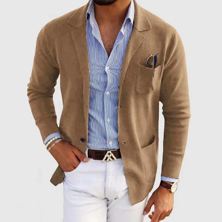 Elegante Herren Strickjacke mit Reverskragen | Regular Fit 1