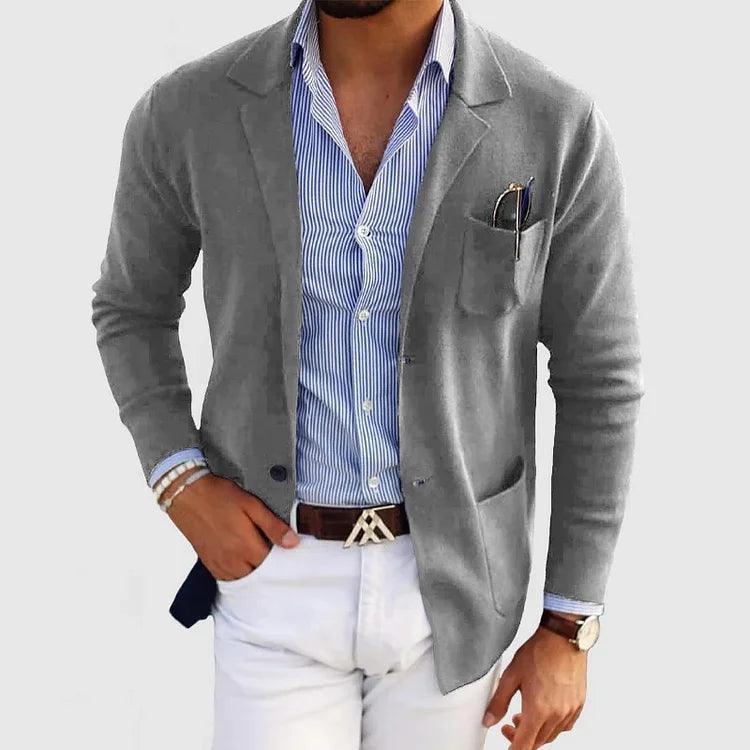 Elegante Herren Strickjacke mit Reverskragen | Regular Fit 2