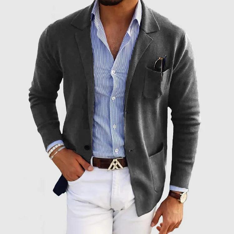 Elegante Herren Strickjacke mit Reverskragen | Regular Fit 4