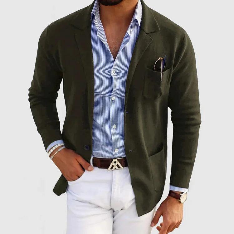 Elegante Herren Strickjacke mit Reverskragen | Regular Fit 5