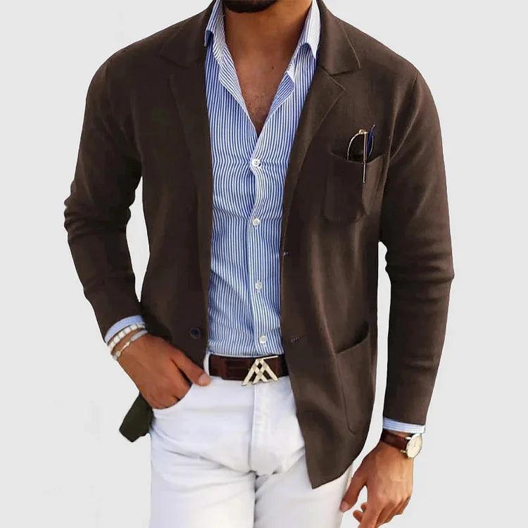 Elegante Herren Strickjacke mit Reverskragen | Regular Fit 6