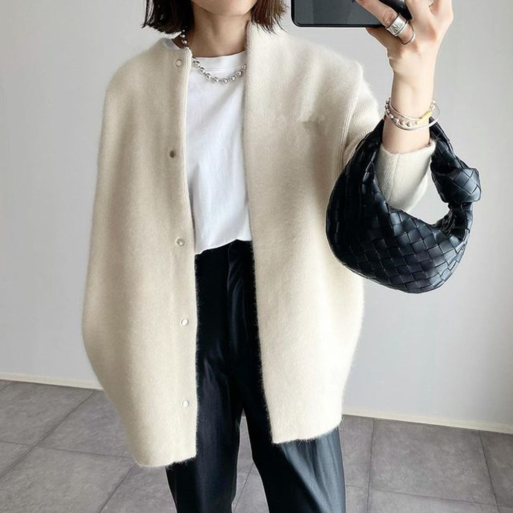 Elegante Strickjacke Damen | Zeitloses Design mit praktischen Taschen 3