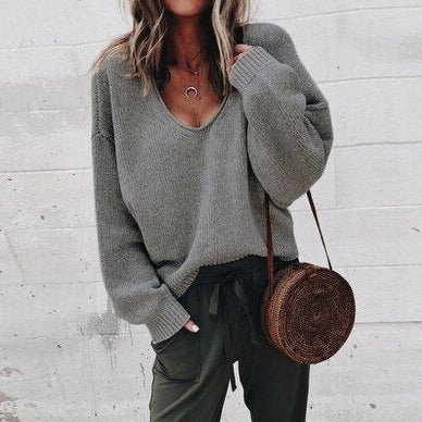 Eleganter Damenpullover aus Merinowolle mit Langarm 1
