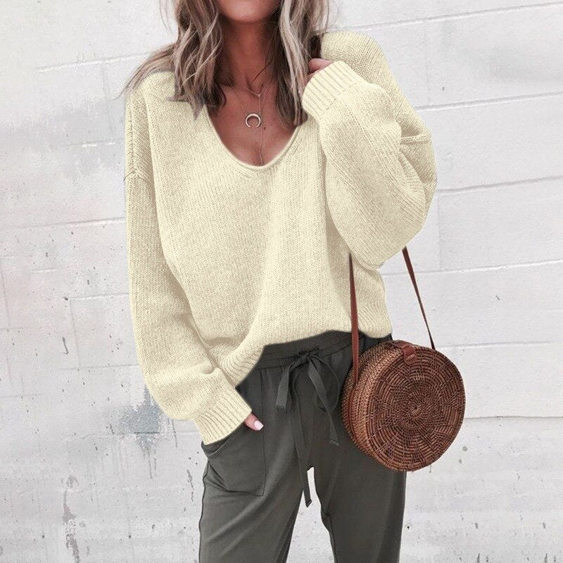 Eleganter Damenpullover aus Merinowolle mit Langarm 3