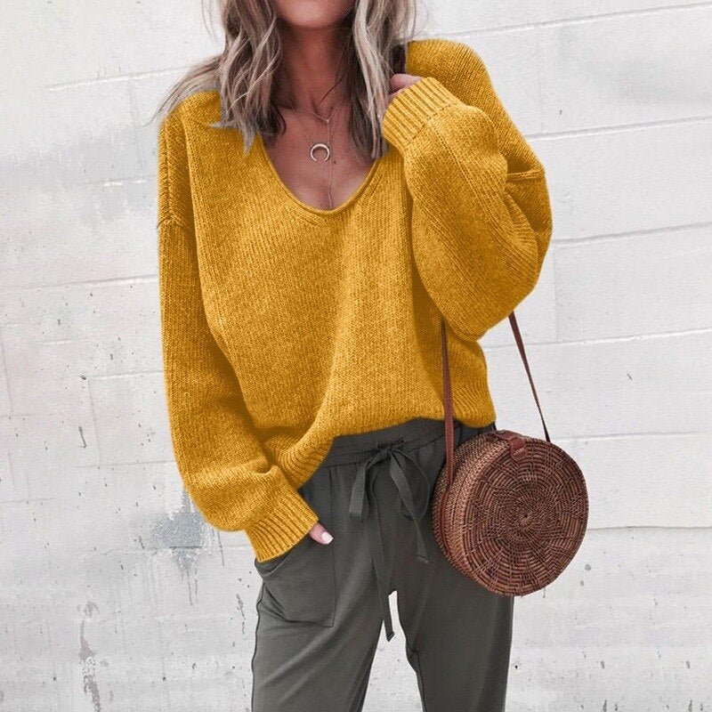 Eleganter Damenpullover aus Merinowolle mit Langarm 4